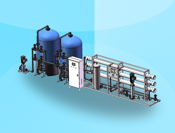 12T/H(每小時(shí)出水12噸)反滲透凈水設(shè)備