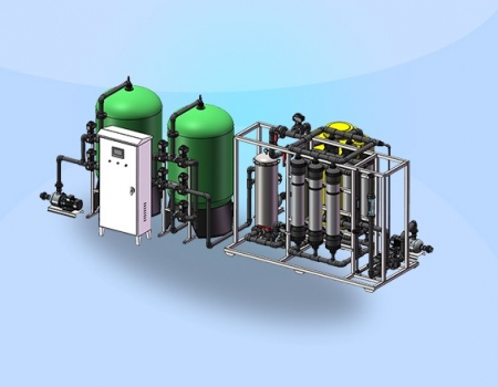 8~10T/H(每小時出水8~10噸)超濾凈水設(shè)備